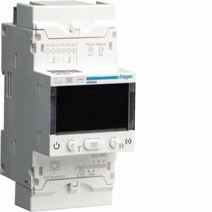 HR554 Personalizzabile con relè differenziale Hager regolabile e temporizzato tipo B LCD 4 canali 3 DIN - Product Image 1