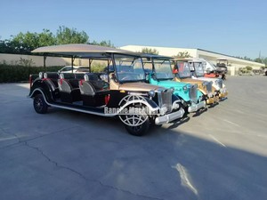 Carro Eléctrico Clásico Vintage de 5 Plazas para Turismo, Batería de Litio de 72V, Los Mejores Carritos de Golf para Turismo - Product Image 3