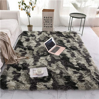 Tapis d'intérieur écologiques à poils moyens, style américain, ultra doux, en polaire, imprimé léopard, faits à la main, antidérapants, lavables en machine