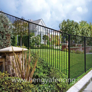 Clôture <span class=keywords><strong>tubulaire</strong></span> en acier et aluminium avec revêtement en poudre - Product Image 4
