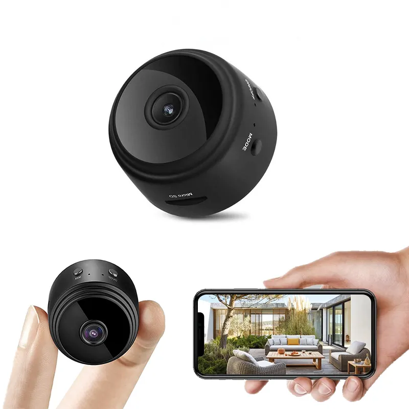 Kamera Mata-mata Mini Portabel Amazon, Kamera Tersembunyi Wifi Nirkabel Hd 1080P Dalam Ruangan Rumah, Kamera Mata-mata Kecil, Kamera Keamanan/Kamera Pengasuh