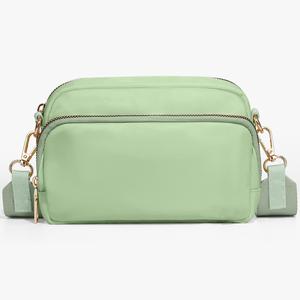 2025 New Cross-Border Sports Adjustable Shoulder Messenger <b>Bag</b> Portable Waterproof Nylon Zipper <b>Soft</b> <b>Leather</b> Polyester XL - Product Image 4