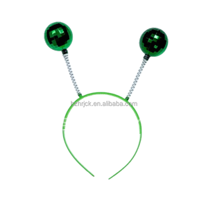 Party Plastic <strong>Disco</strong> <strong>Ball</strong> Decorations Red <strong>Disco</strong> <strong>Ball</strong> Mirror Head Boppers <strong>Headband</strong> - Product Image 4