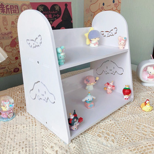 Double Layer <b>Desktop</b> <b>Shelf</b> Storage Rack For Makeup And Office Organization Standing Type Rectangle Shape - Product Image 3