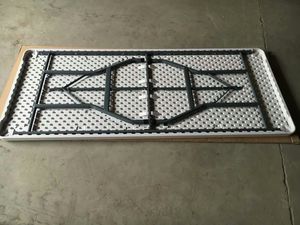 Tavolo Pieghevole Rettangolare <span class=keywords><strong>in</strong></span> Plastica per Esterni <span class=keywords><strong>in</strong></span> Offerta - Product Image 3