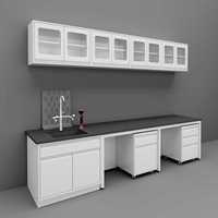 Comptoirs de laboratoire modernes de haute qualité en résine époxy chimique, table de laboratoire, banc de laboratoire en acier pour usine pharmaceutique