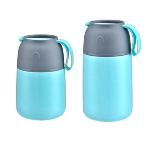 Scatola da pranzo in acciaio inossidabile a doppia parete per bambini Thermos sottovuoto per alimenti con cucchiaio da minestra - Product Image 4