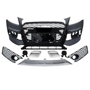 RSQ5 Voorbumper Met Grill Voor Audi Q5 SQ5 RSQ5 Audi Bodykit Voor Q5 SQ5 Auto Bumper Voor Audi Q5 SQ5 2013 2014 2015 2016 2017