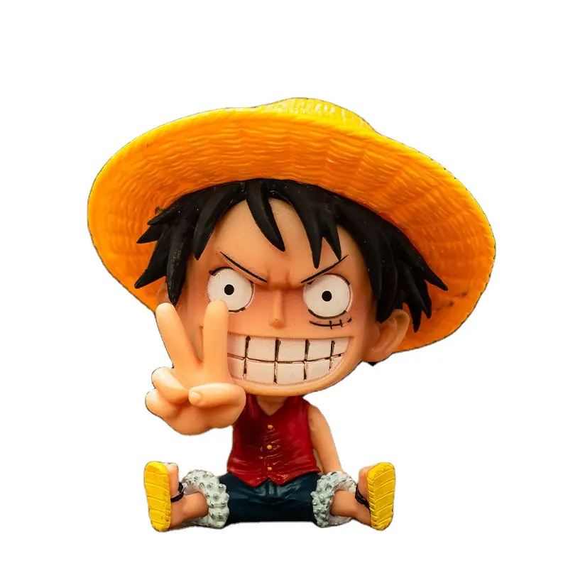 Hot selling 16 style One Piece model Luffy pvc Chopper decoration wholesale