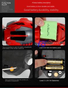 Voiture RC de drift à 4 canaux rotative à 360°, jouet télécommandé déformable à roues torsadées, voiture de cascade d'escalade, câble USB, intérieur-extérieur - Product Image 4
