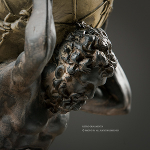 Sculpture antique grecque nordique en gros, statue en polyrésine de 16*16*42 cm, figurine d'<span class=keywords><strong>Atlas</strong></span> en résine pour la décoration moderne de la maison - Product Image 4