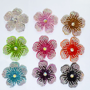 Wholesale 3D Rhinestone Flower <strong>Patches</strong> with <strong>Sew</strong> <strong>on</strong> Beads Applique for DIY Wedding Dresses Shoes Bags Garment Accessories - Product Image 4