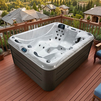 Meilleur rapport qualité-prix : Jacuzzi extérieur 5 places avec des caractéristiques de luxe à prix d'usine abordable pour les nouveaux propriétaires de maison