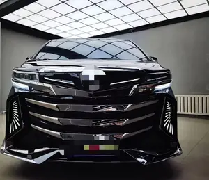 Гальванический гриль Alphard 2022 Century Hawk черного цвета для Toyota Alphard 2019-On Anh30 Facelif