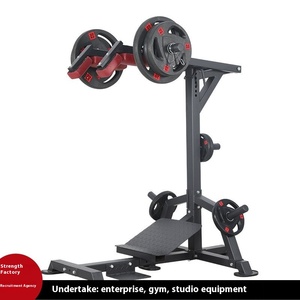 Máquina de sentadillas de acero Hick de soporte de carga grande para entrenador de gimnasio comercial y doméstico, equipo muscular cargado con placa bidireccional, prensa de piernas - Product Image 2