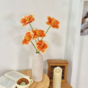 Tulipanes Artificiales de Seda, Flores de Alta Simulación Reutilizables, Decoraciones para Mesa de Boda - Product Image 2