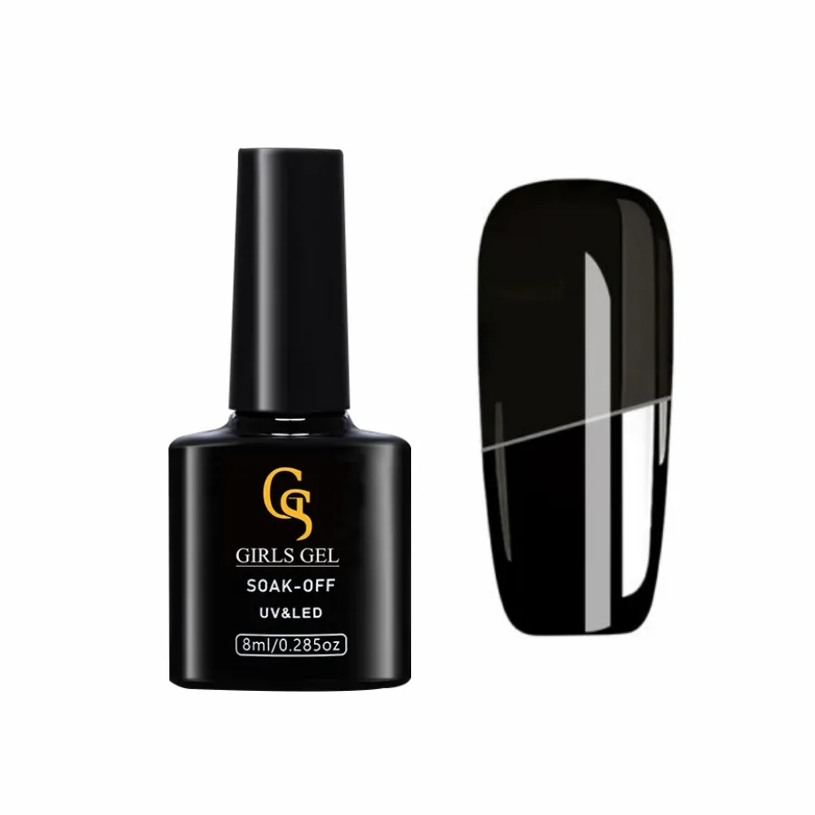 GS Girlsgel all'ingrosso personalizza trasparente Non giallo Topcoat Nail Art pittura Gel Polish Gel Uv Coat Set