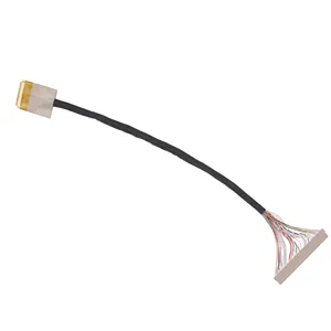 I-pex cable LVDS LCD cable FIX-30P Dual 8 with card custom length (left/right) power supply