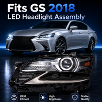 Pièces de rechange personnalisées NAFU pour LEXUS GS350 GS450h GS200t 2018 L10, ensemble de phares LED, LHD/RHD, phare LED à lentille unique