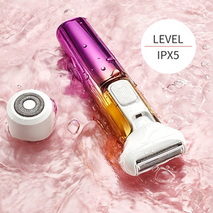 Rasoio Elettrico 4 in 1 per Donne con Display Digitale, Ricaricabile USB/Type-C, Lavabile, per <span class=keywords><strong>Naso</strong></span>, Sopracciglia e Corpo - Product Image 1
