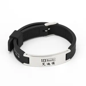 Amazon hot selling Medical Alert ID Bracelet Identification Bracelet Gift for Women Men Children kids Friends