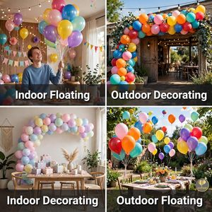 Globos de Látex Natural Mate de Color Sólido Personalizables al por Mayor de Fábrica, Todos los Tamaños y Colores, para Fiestas Navideñas - Product Image 2