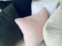 Innermor luxe multicolore Floral Boucle tissu Teddy laine d'agneau canapé housse de coussin décor à la maison Boho Style jeter oreiller