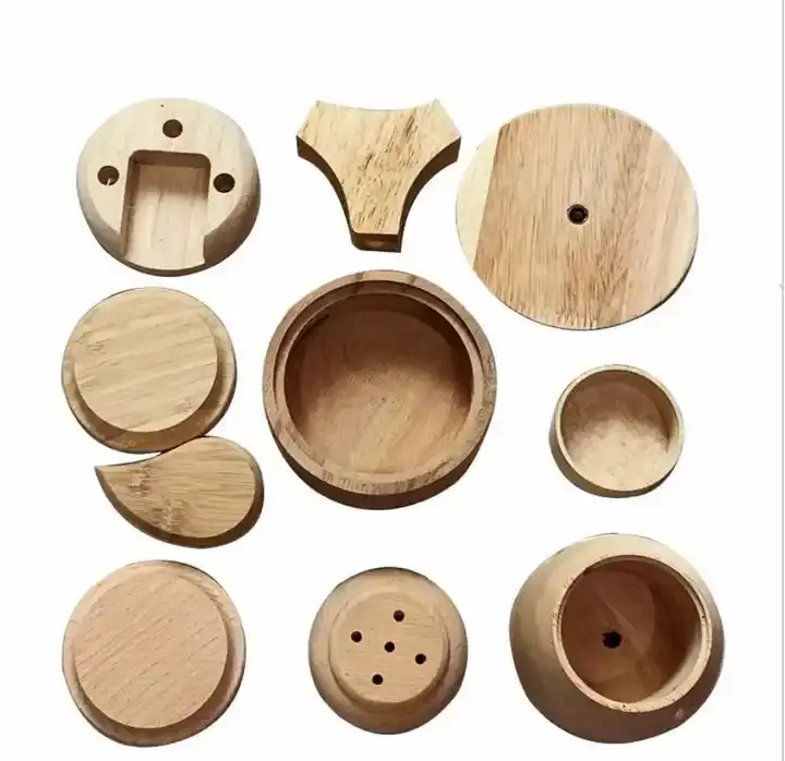Customized CNC machining and milling wooden products CNC machining wooden product services and wooden ornamental parts
