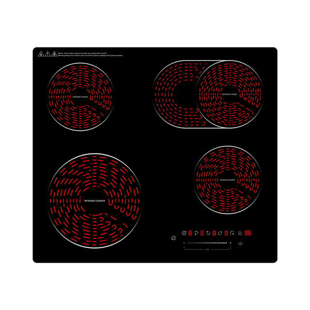 Factory Direct Sales Sensor Touch Control 4-Burner Built-In Induction Cooker ODM/OEM Service Ceramic Panel Stove for Kitchen Use