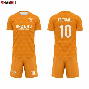 Maillot de football personnalisé pour enfants et jeunes, ensemble complet, séchage rapide, pour les matchs d'équipe, l'entraînement et les activités sportives - Product Image 1