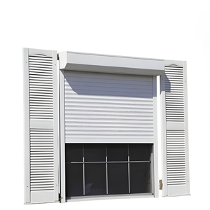 Tapparella Avvolgibile Motorizzata in Alluminio Personalizzata per Esterni, Porta Isolata per Strutture Climatizzate, Facile da Pulire - Product Image 1