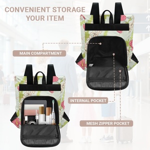 Mochila Impermeable <span class=keywords><strong>de</strong></span> Gran Capacidad, Portátil y Elegante con Estampado Completo, Cierre <span class=keywords><strong>de</strong></span> Cremallera, para Adultos y Adolescentes, Diseño Tapa <span class=keywords><strong>de</strong></span> las Islas del Pacífico, MOQ=1 - Product Image 3