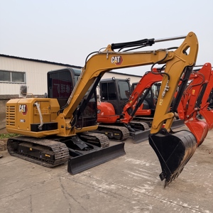 Mini-excavatrice sur chenilles d'occasion CAT 306E2, Caterpillar d'origine, 6 tonnes, petite pelle hydraulique avec lame de bouteur à vendre - Product Image 2