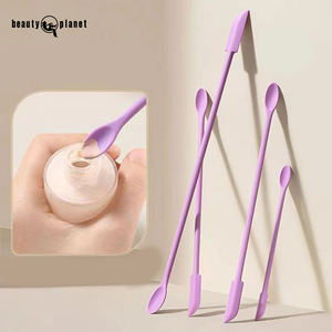 Schoonheidsplaneet Mini Siliconen Schraper Voor Epoxy Kunst Gieten 3-formaat Dubbele Kop Schraper En Lepel Multifunctioneel Herbruikbaar Roeren - Product Image 3