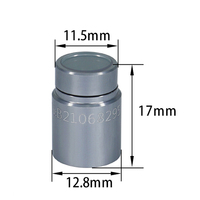 Capuchon de protection pour lentille laser à fibre optique avec interface QBH, pour sources d'alimentation Reci JPT BWT IPG, compatible avec les fenêtres en cristal, couleur or, H16.9 H17.5