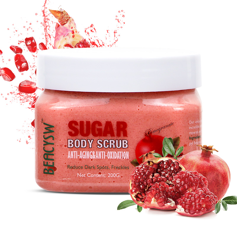 Exfoliante de Azúcar para Pies y Cuerpo con Granada