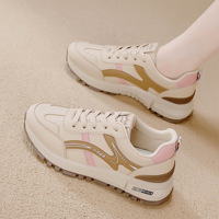 Chaussures de course décontractées et tendance pour femmes en microfibre grande taille, nouvelle collection hiver 2025