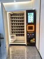 Distributeur automatique de snacks et boissons populaires en Europe, distributeur automatique de snacks et boissons, distributeur automatique de nourriture chaude