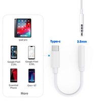 Adaptateur de câble pour écouteurs Type-C à 3.5mm USB 3.1 Type C Usb-c Mâle à 3.5 AUX Audio Femelle Jack pour Xiaomi
