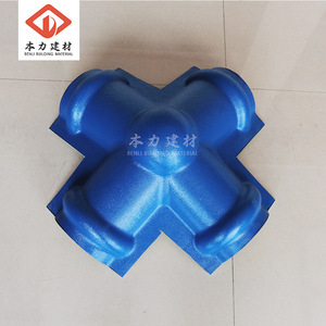Benli Building Material Four Way Drainage Tile PVC Roof Decoration Traditional Style - Product Image 1