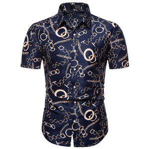 Nuova Camicia Elegante a Maniche Corte Stile Retrò <span class=keywords><strong>Vintage</strong></span> con Stampa 3D Personalizzata, T-Shirt di Design da <span class=keywords><strong>Uomo</strong></span>, <span class=keywords><strong>Abbigliamento</strong></span> Estivo da Spiaggia - Product Image 4