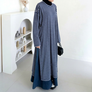 ByMeldev Basic Oversized Rayon Knit Tunik Busui Nonbusui Bumil Friendly สำหรับผู้ใหญ่ - Product Image 1