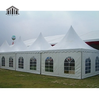 Petite tente de style pagode, facile à installer à l'extérieur, portable, avec un tissu imperméable et protecteur contre le soleil