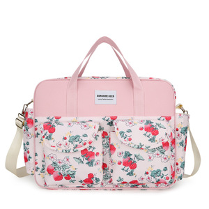 Sacs à couches personnalisés avec logo imprimé lapin, en tissu Oxford, grande capacité, sacs fourre-tout pour bébé, sacs à bandoulière pour maman - Product Image 5