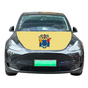 Abordable National Couverture de capot de voiture Drapeau New Jersey Couverture de moteur de voiture Drapeau Usine Vente directe Polyester <span class=keywords><strong>Tissu</strong></span> - Product Image 5