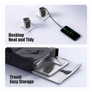 Chargeur mural PD 45W à charge rapide avec câble rétractable de 70 cm, protection OCP, chargeur domestique, prise US/EU/UK, sans droits de douane pour les États-Unis - Product Image 5