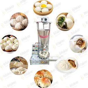 Máquina pequeña grande Baozi Maker Pie Momo/Máquina de llenado de bollos Xiao Long Bao/Máquina para hacer productos de grano de bola de masa para sopa