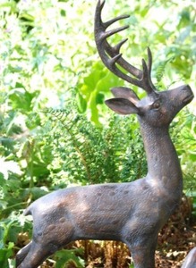 Escultura de ciervo de bronce fabricante indio para decoración de jardín con precio bajo de la India - Product Image 5