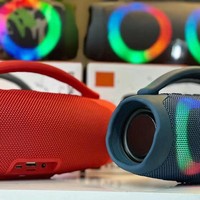Altavoz Inalámbrico en Oferta, con Luces RGB de Colores, Portátil, para Exteriores, con Bajos Potentes, Subwoofer, Audio Inteligente