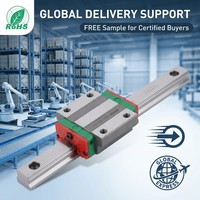 Rails de mouvement linéaire haute précision HGH20CA, blocs de guidage linéaire pour machines CNC et fraisage